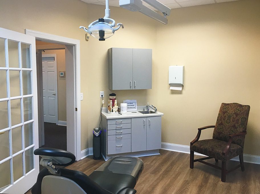 A dental workstation in Gainesville, GA, that had a commercial remodeling service