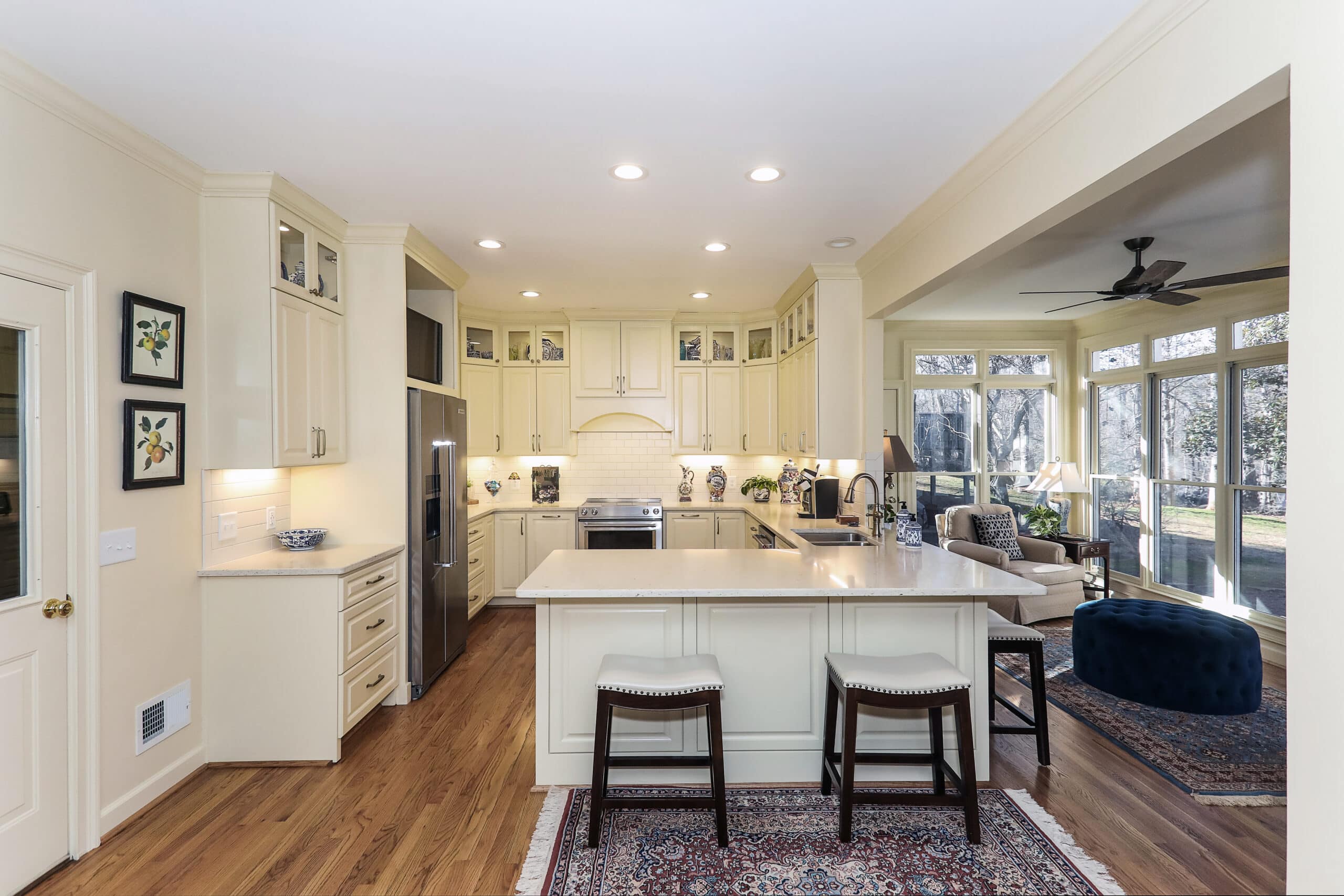 kitchen remodeling and home addition and beautiful Georgia home